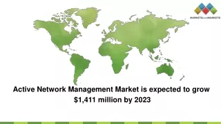 active network management market is expected