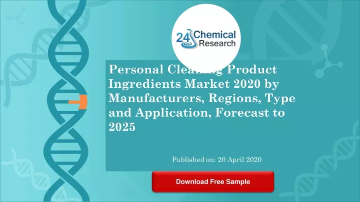 personal cleaning product ingredients market 2020