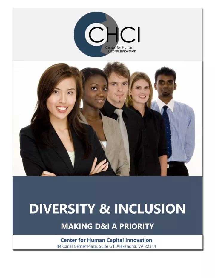 diversity inclusion making d i a priority