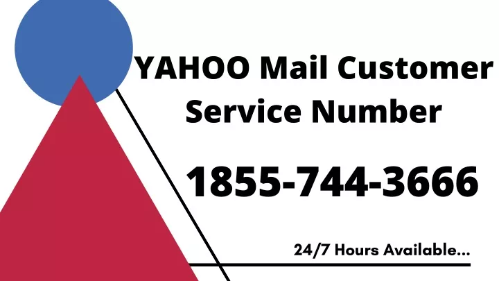 yahoo mail customer service number 1855 744 3666
