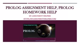 Prolog Assignment Help, myassignmenthelpers