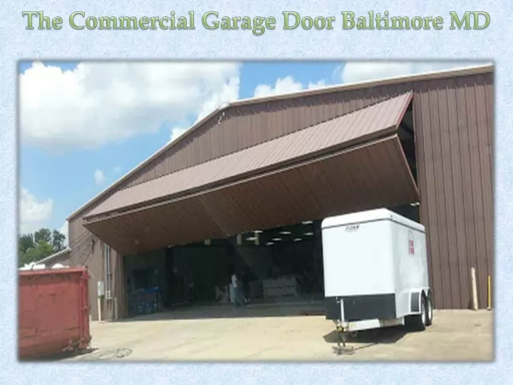 the commercial garage door baltimore md