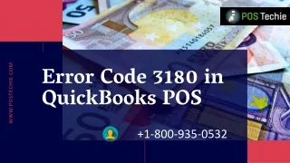 How to Fix QuickBooks POS Error 3180?