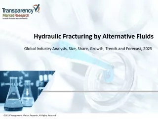 Hydraulic Fracturing by Alternative Fluids  Market Pegged for Robust Expansion by 2027