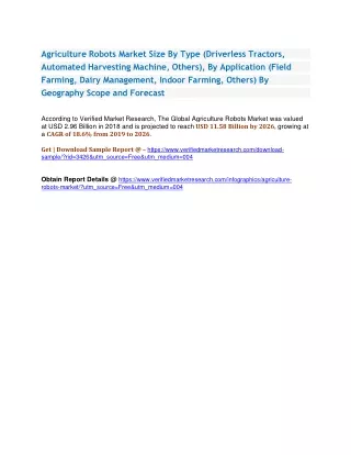 agriculture robots market size by type driverless