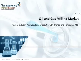 Oil and Gas Milling Market Estimated to Expand at a Robust CAGR by 2027