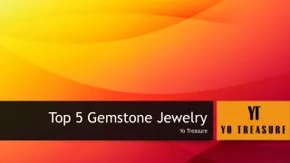 Top 5 Gemstone Jewlery | Yo Treasure