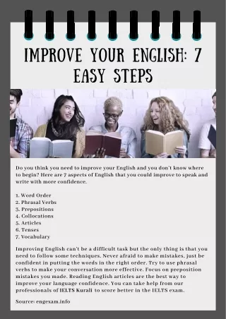 Improve Your English: 7 Easy Steps