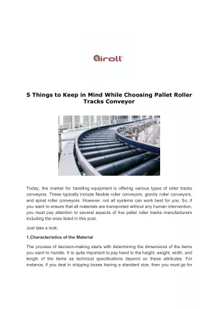 5 things to keep in mind while choosing pallet