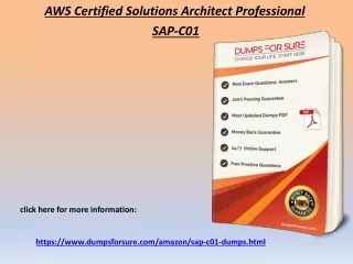 Get SAP-C01 Exam Dumps - Amazon SAP-C01 PDF