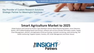 Smart Agriculture Market - The Biggest Trends to watch out for 2020-2025
