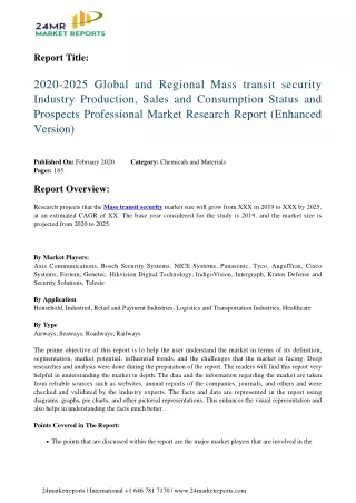 report title