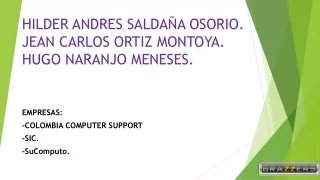 Comparacion de empresas q presentan un servicio tecnico a infraestructuras tecnologicas