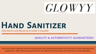 Quality Hand Sanitizers - Glowyy