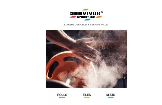 Survivor Sport Flooring - Rubber Rolls and Tile