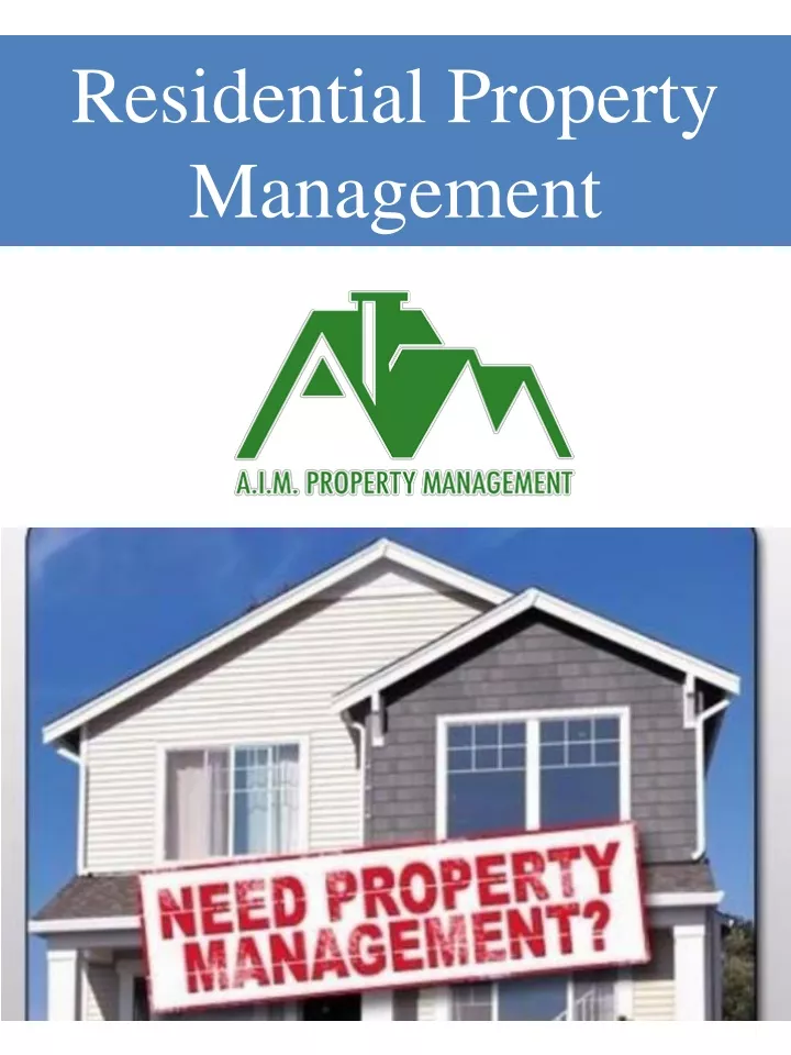 residential property management