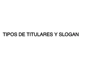 tipos de titulares y slogan tipos de titulares