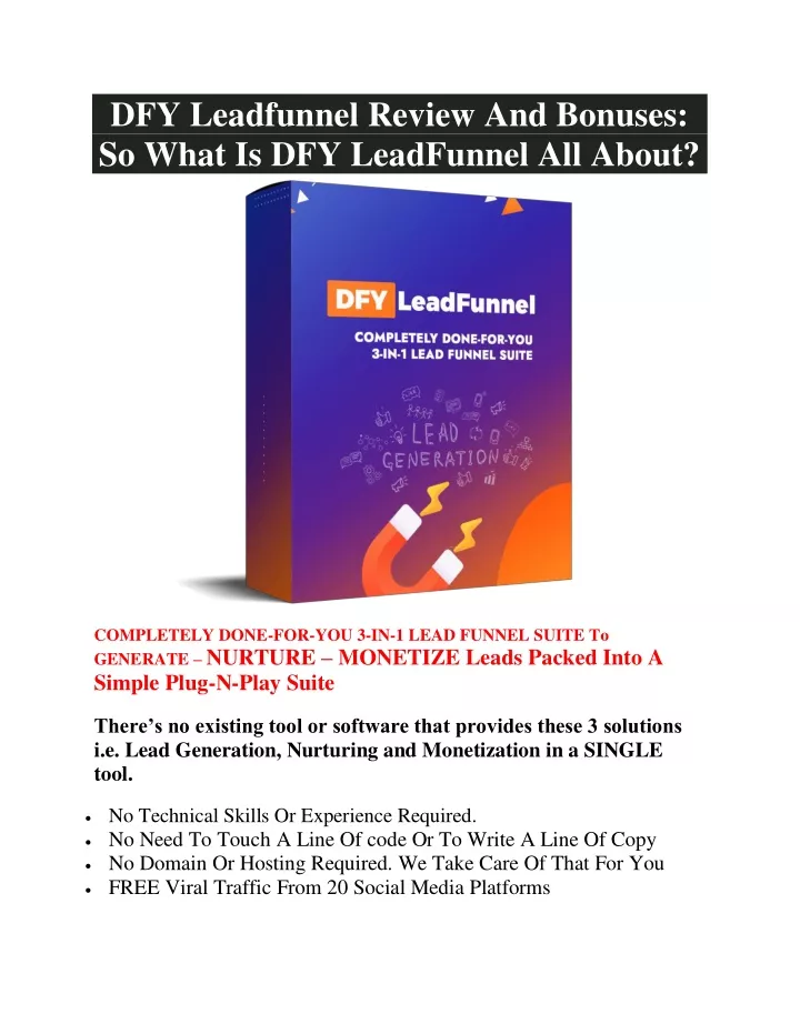 dfy leadfunnel review and bonuses so what