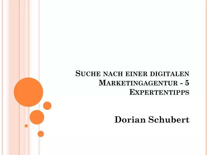 suche nach einer digitalen marketingagentur 5 expertentipps