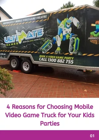 4 Reasons for Choosing Mobile Video Game Truck for Your Kids Parties