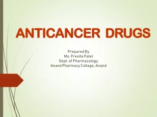Anti cancer drugs