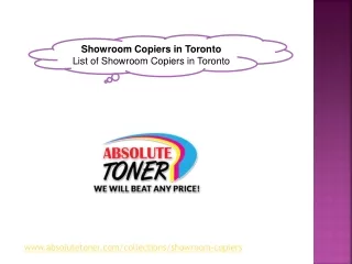 Showroom Copiers in Toronto