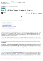 Learn the 12 Step program of addiction recovery - slide 1