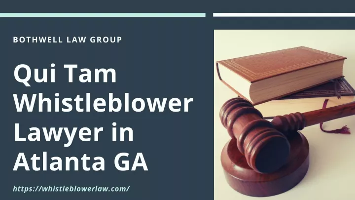 bothwell law group qui tam whistleblower lawyer