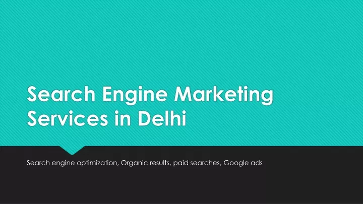 search engine marketing services in delhi