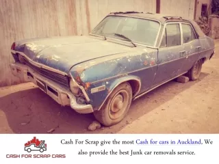 Sell Your Broken Car With Cash For Scrap Cars Company