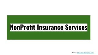 NonProfit Insurance