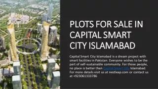 Plots For Sale In Islamabad - Capital Smart  City Islamabad