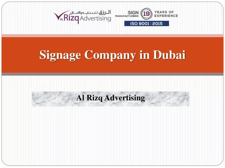 signage company in dubai