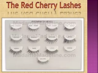 the red cherry lashes