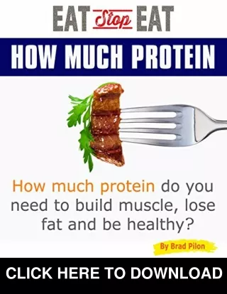 How Much Protein PDF, eBook by Brad Pilon