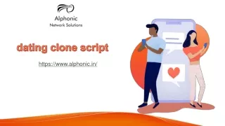 dating clone script