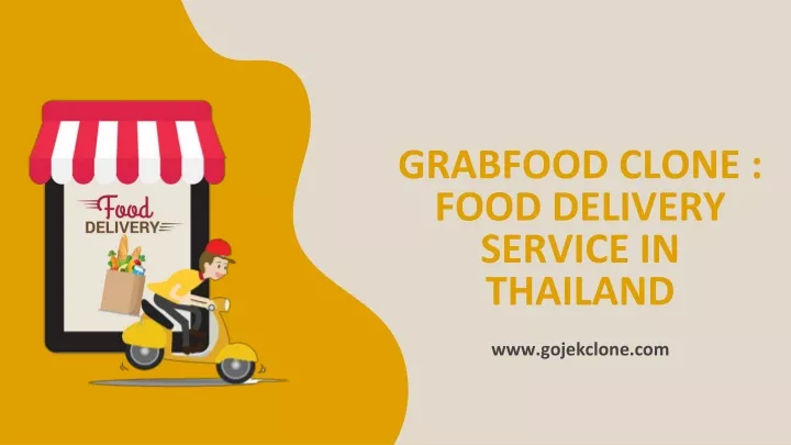 grabfood clone food delivery service in thailand