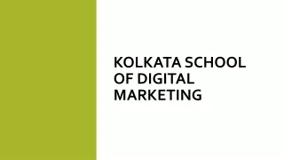 Learn Digital Marketing at Kolkata School Of Digital Marketing