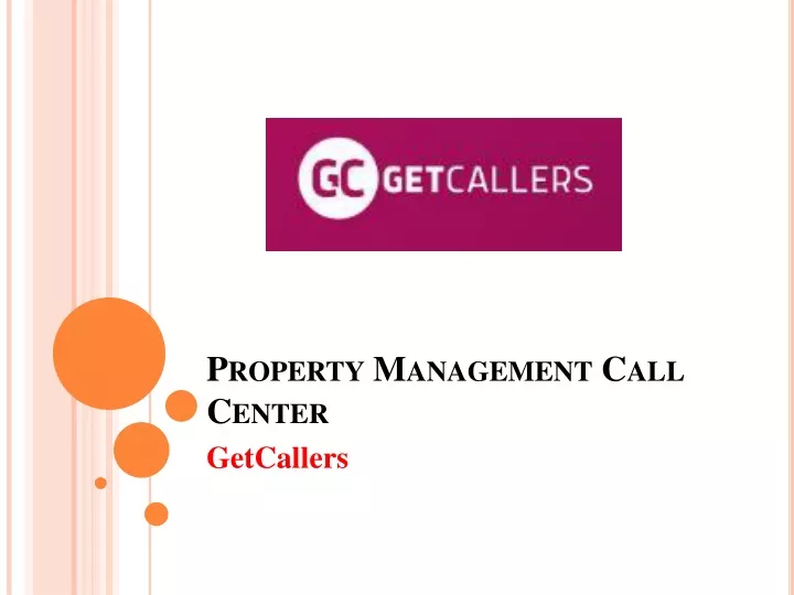 property management call center