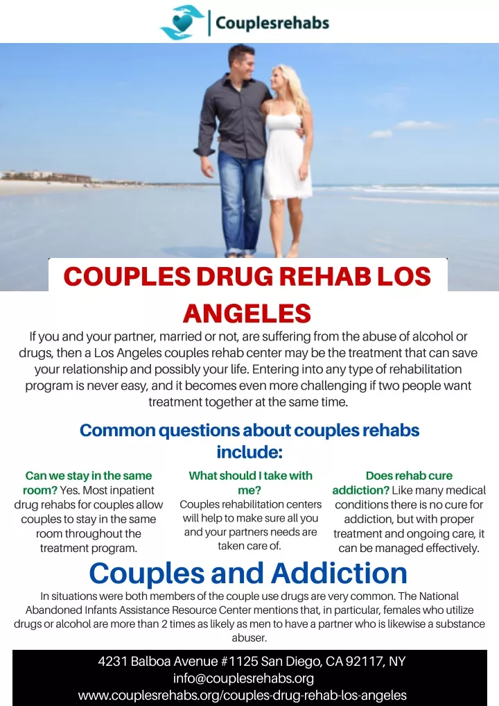 couples drug rehab los