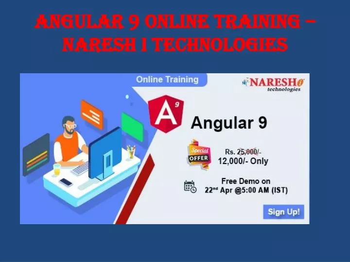 angular 9 online training naresh i technologies