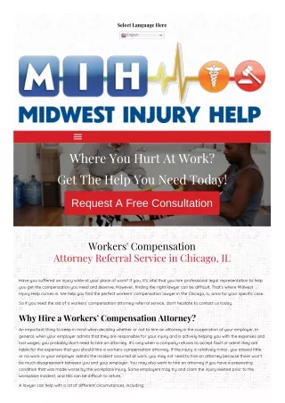 Workers' Compensation Attorney Referral Service in Chicago, IL