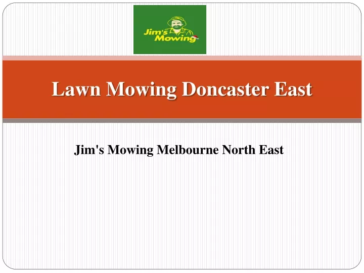 lawn mowing doncaster east