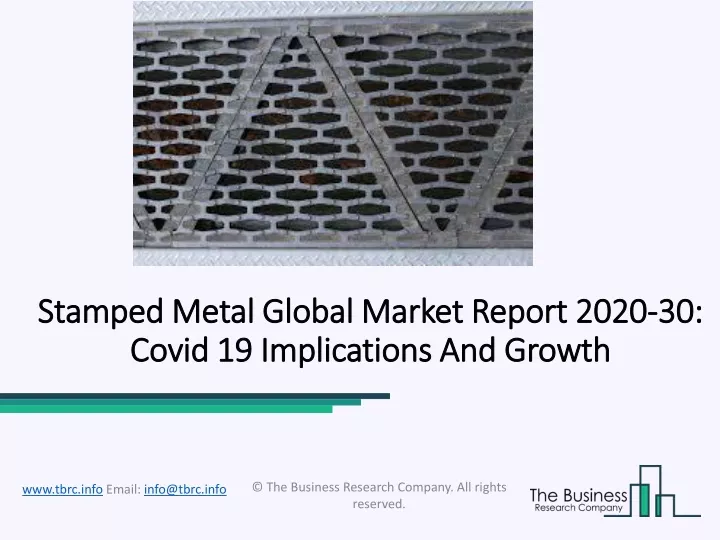 stamped metal global market report 2020 stamped