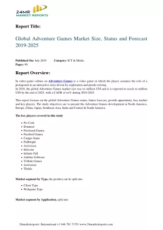 report title