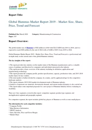 report title