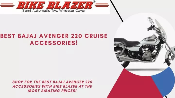 best bajaj avenger 220 cruise accessories