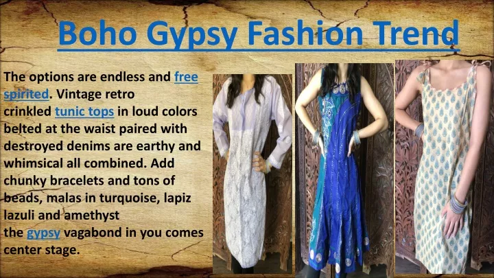 boho gypsy fashion trend