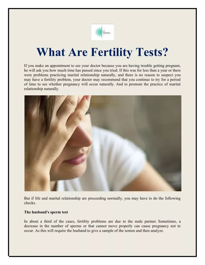 what are fertility tests