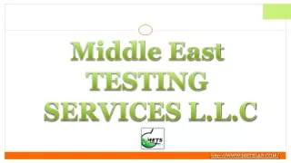 middle east testing services l l c